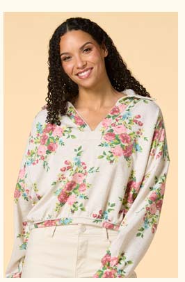 Shop Floral Party Sweatshirt
