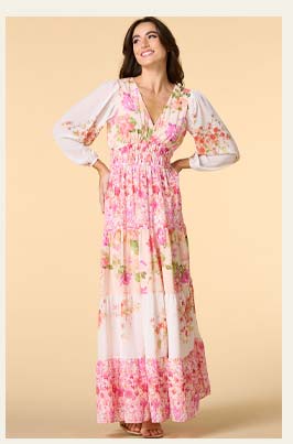 Shop Buy Myself Flowers Maxi Dress