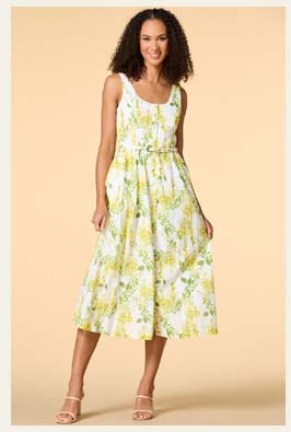 Shop Fresh Squeezed Midi Dress