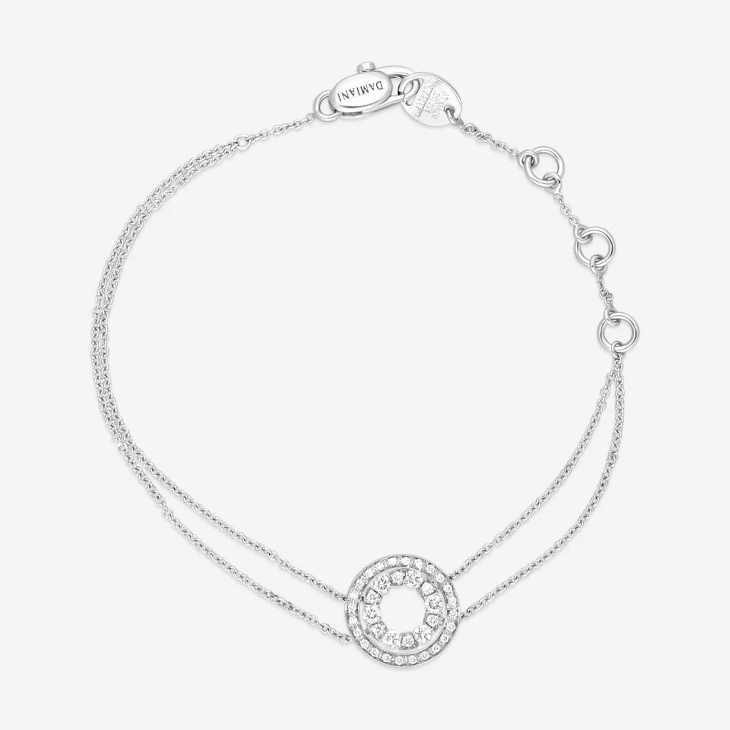 Damiani 18K White Gold Diamond Chain Bracelet 20089206
