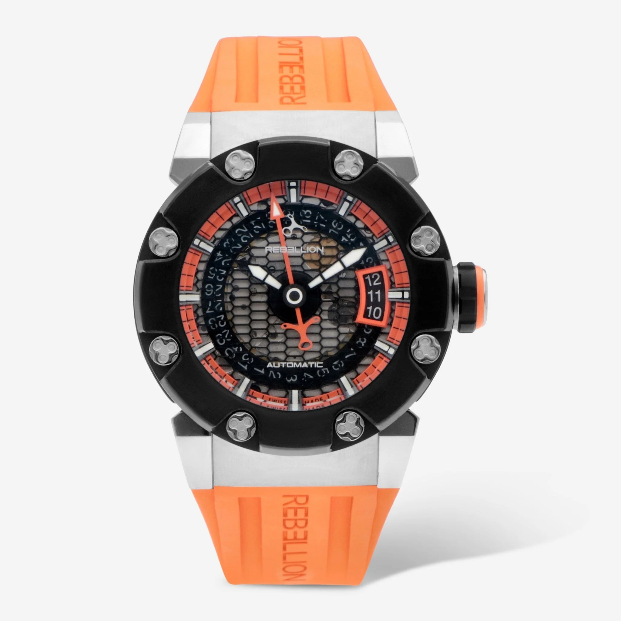 Rebellion Predator S 3H Titanium Automatic Men's Watch RB.PRS.3H.TITB.OR