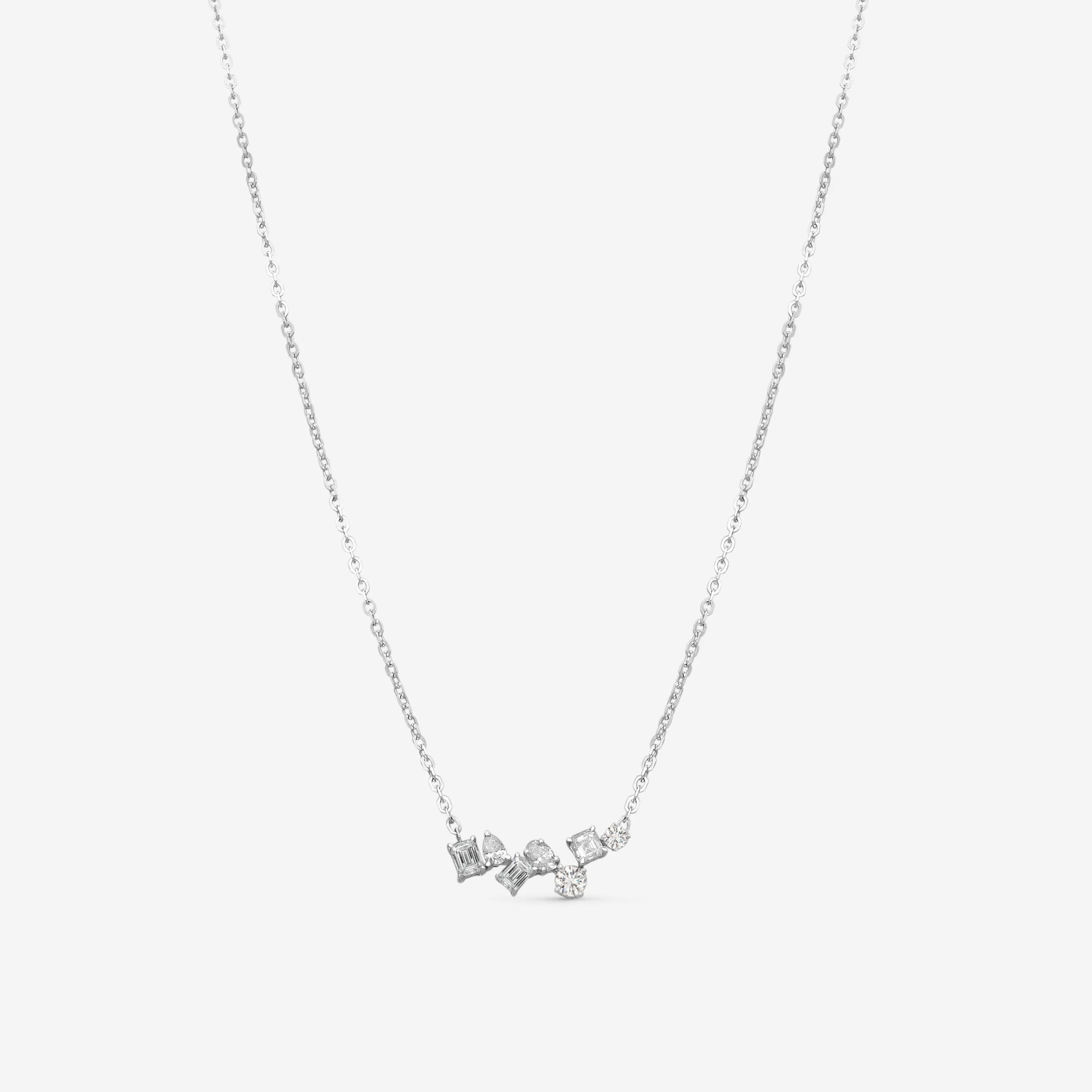 Image of Ina Mar 14K White Gold Diamond Pendant Necklace KP608138