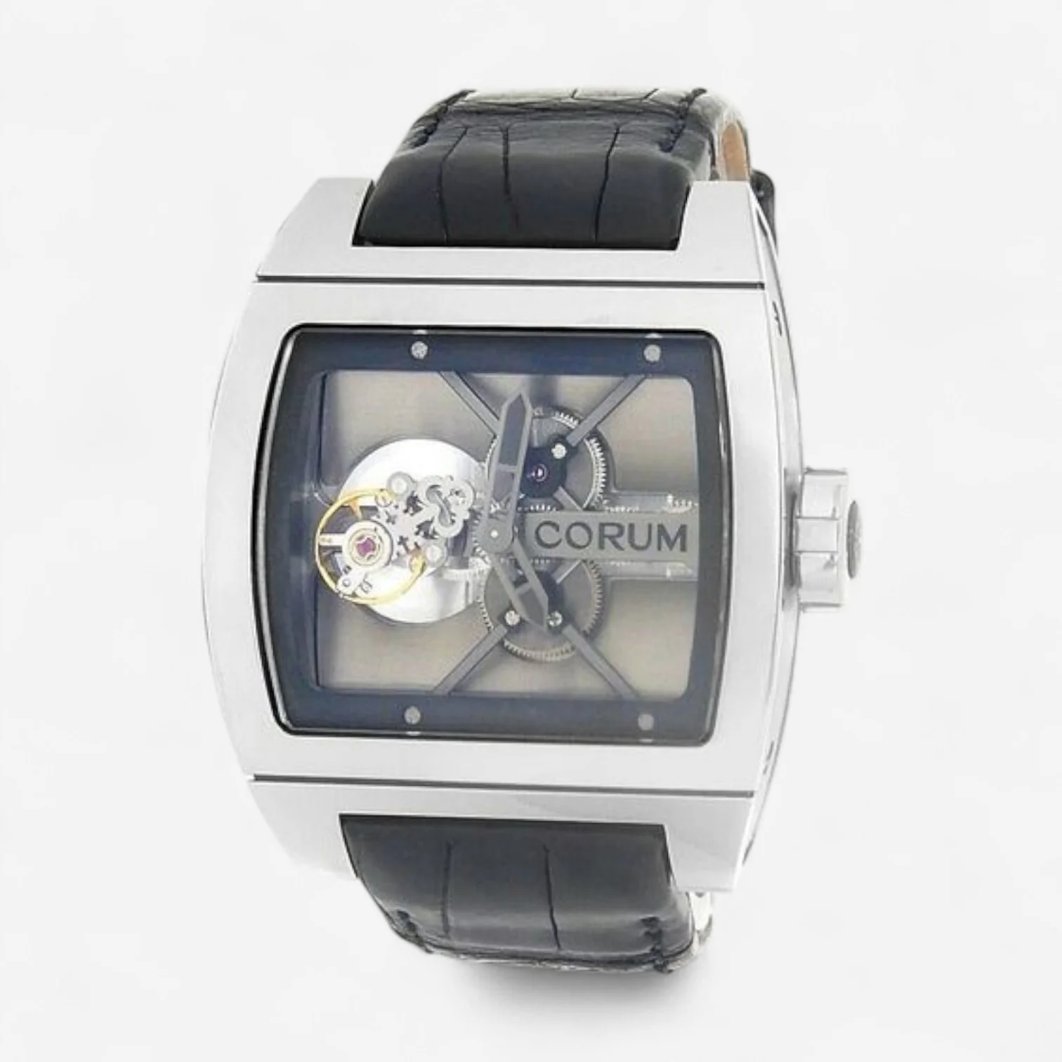 Image of Ti-Bridge Tourbillon Titanium Manual Wind Men’s Watch