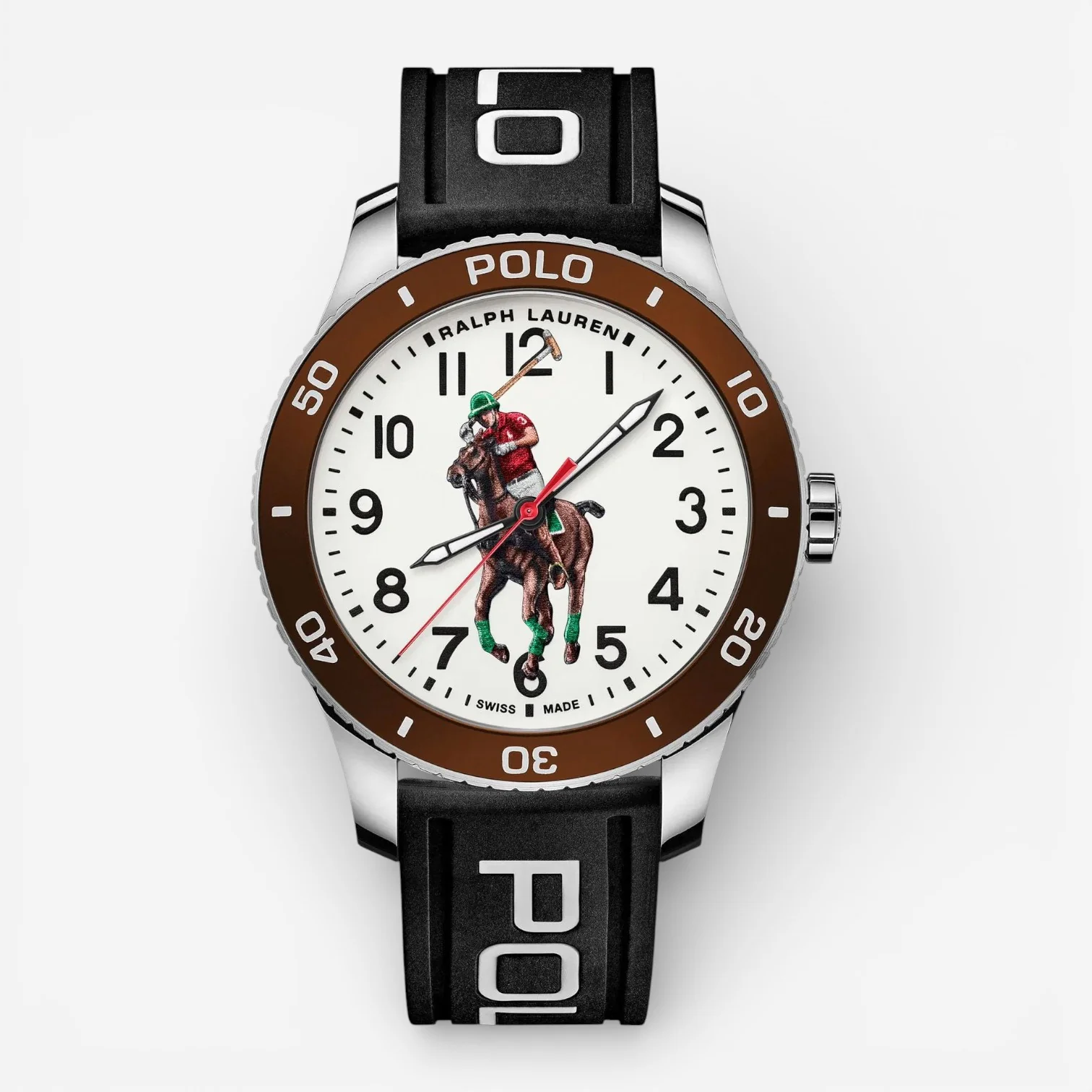 Image of Ralph Lauren Polo Pony Player Automatic Stainless Steel Men's Watch 472853461003