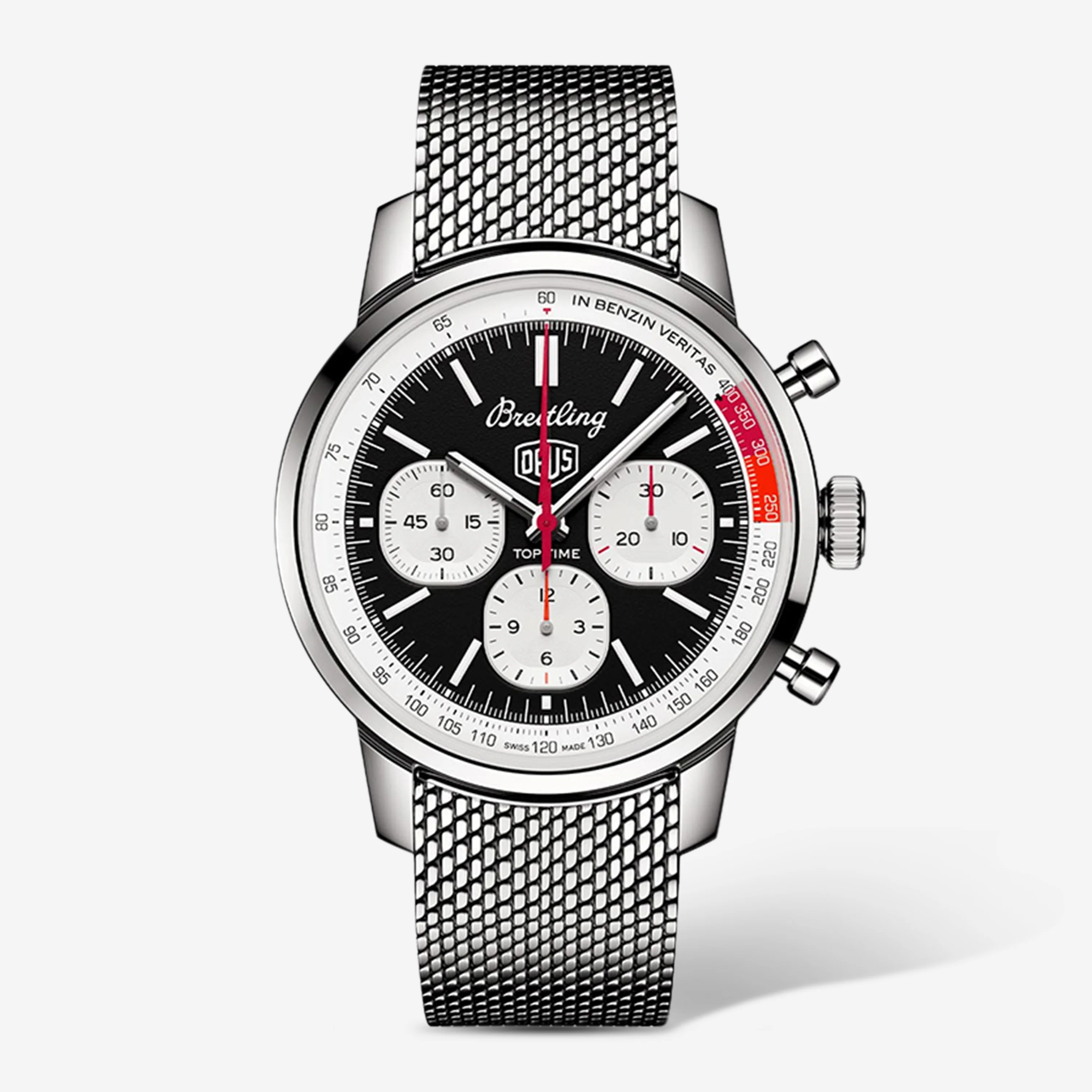 Image of Breitling Top Time B01 Deus Stainless Steel Automatic Men's Watch AB01765A1B1A1