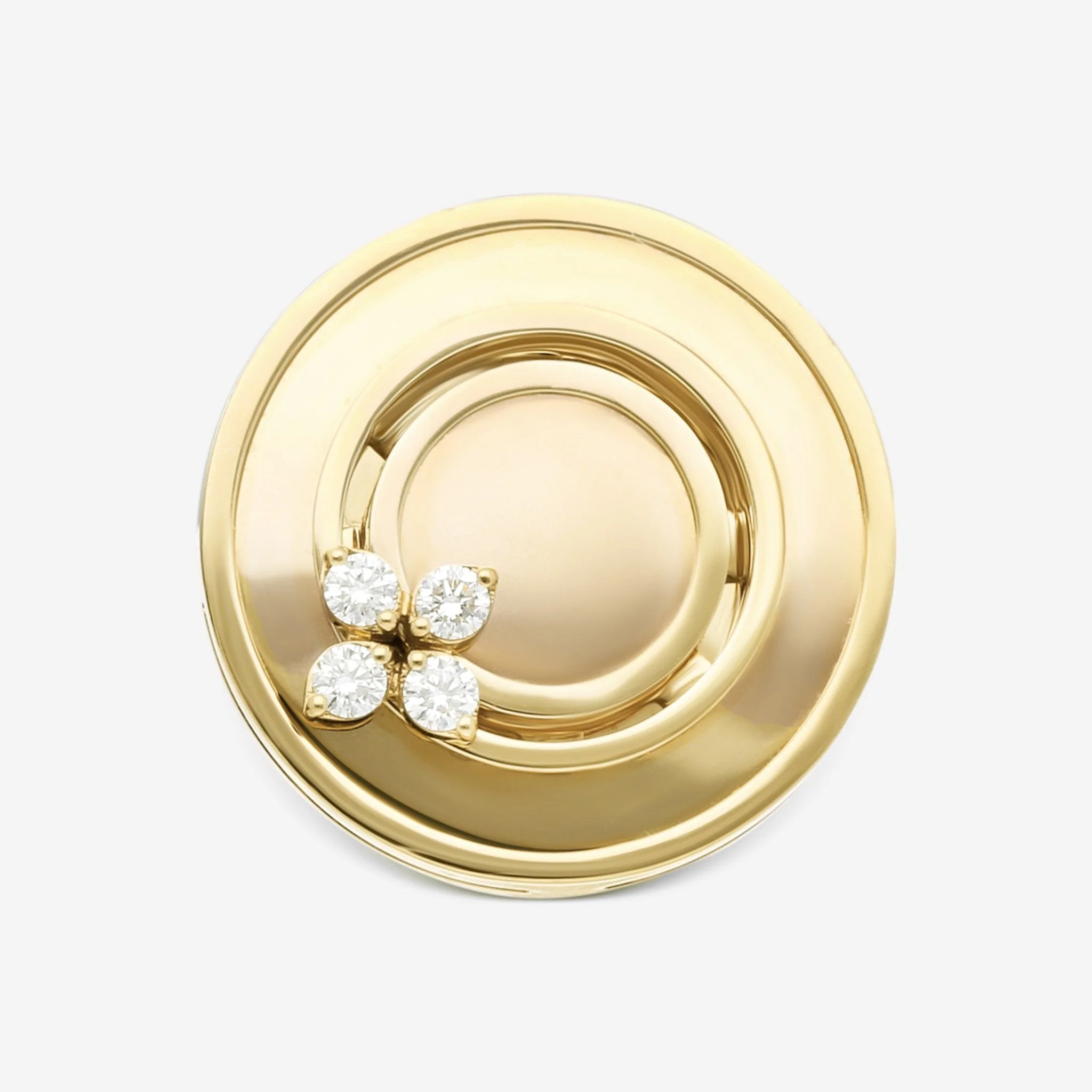Image of Roberto Coin Love in Verona 18K Yellow Gold Diamond Ring Sz. 6.5 8883124AY65X