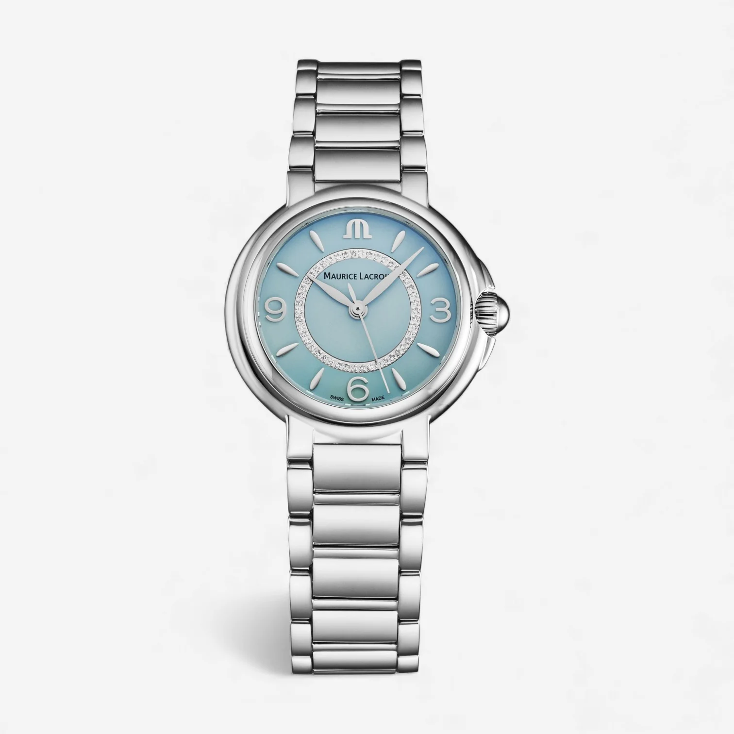 Image of Maurice Lacroix Fiaba Stainless Steel Diamond Quartz Ladies Watch FA1104-SS002-E20-1