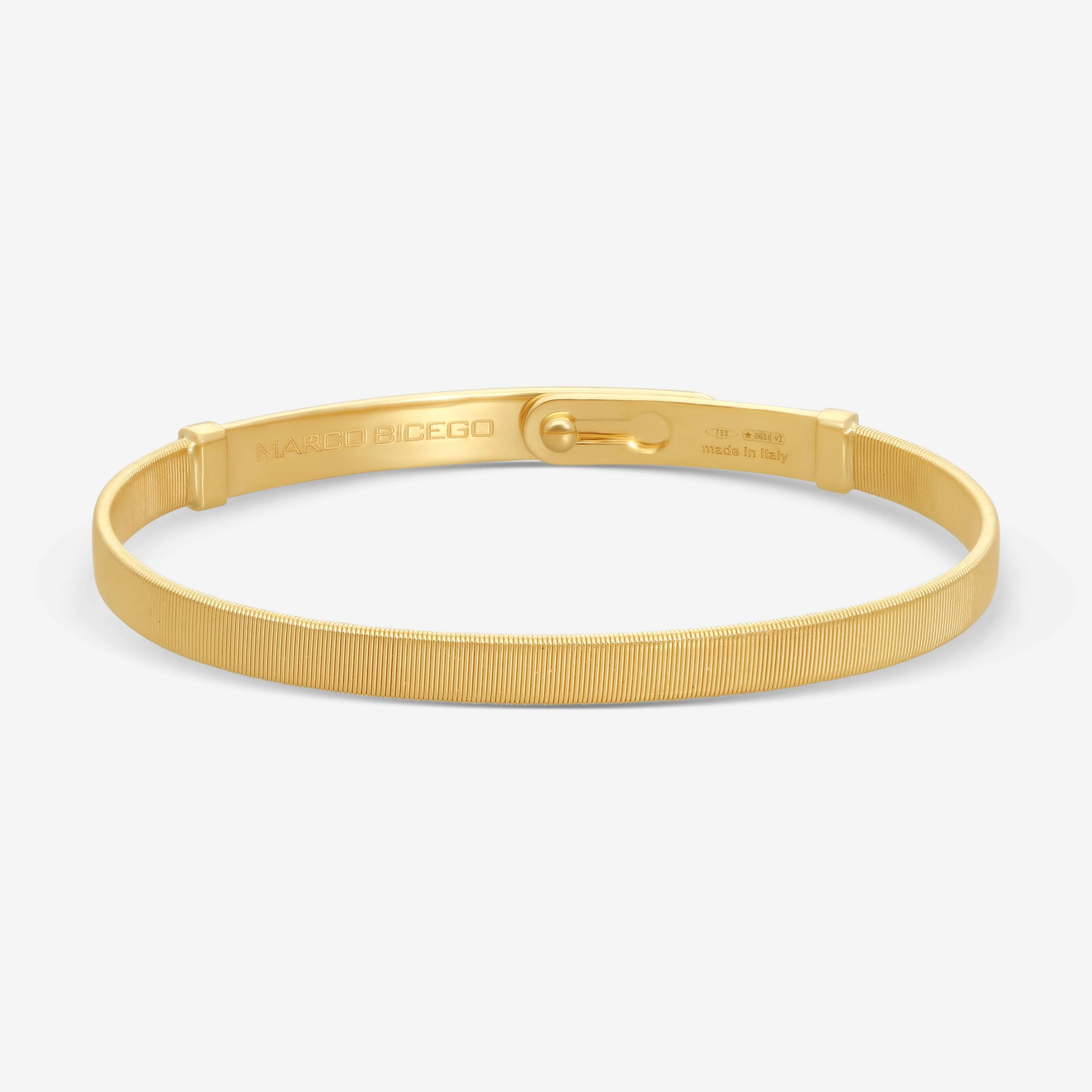 Image of Marco Bicego Masai 18K Yellow Gold Bangle Bracelet SG43__Y_01