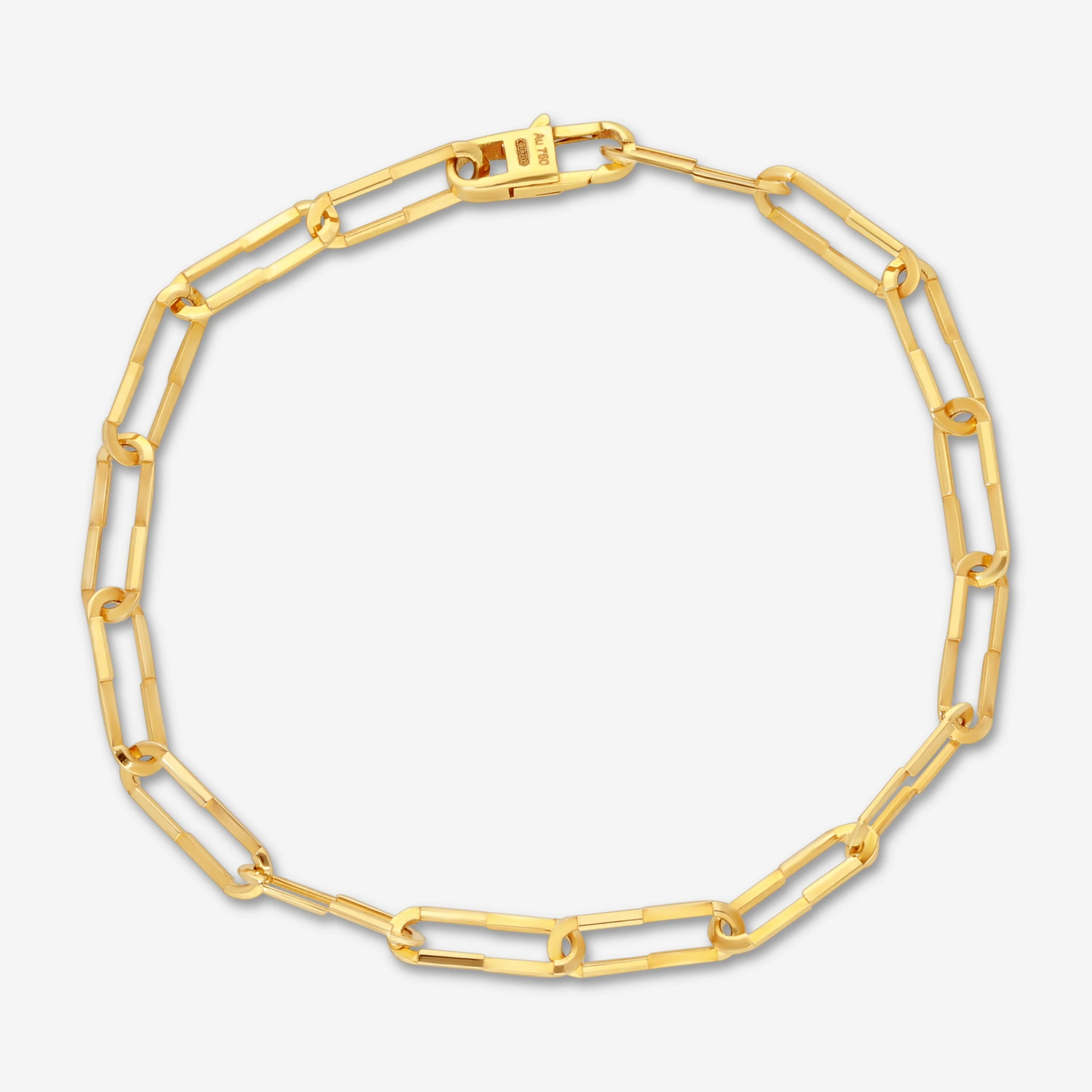 Image of Gucci Link to Love 18K Yellow Gold Link Bracelet YBA744562002016