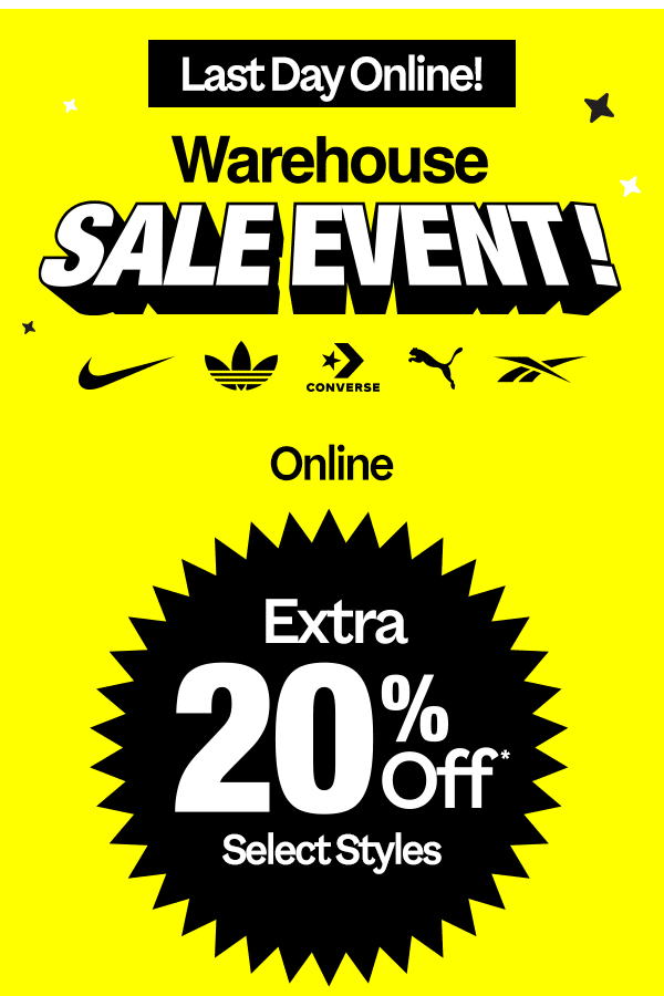 Warehouse Sale
