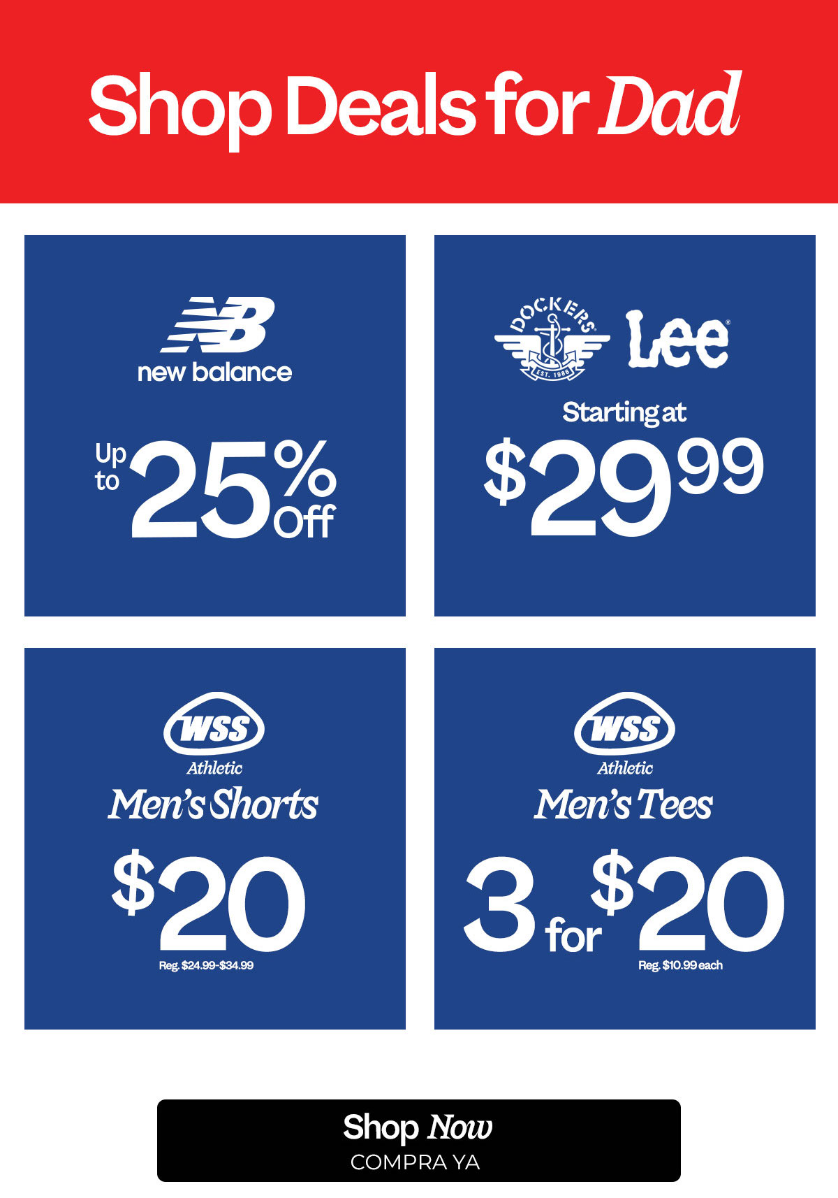 Shop deals for dad! check out all of these brands