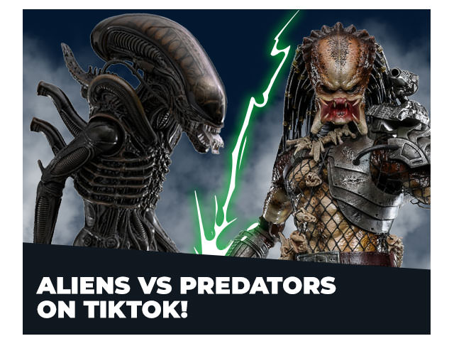 Aliens vs Predators on TikTok!