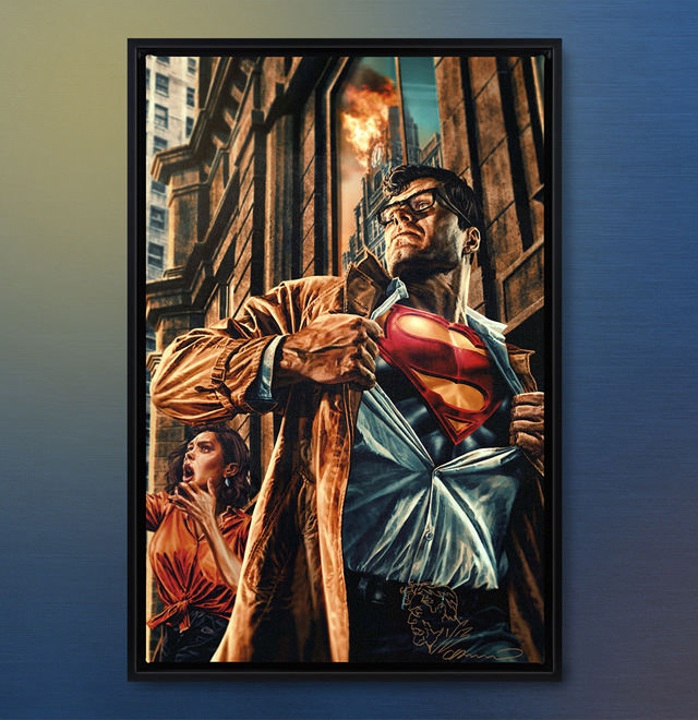 Superman #4 (DC Comics) Art Print by Clampett Studio Collections