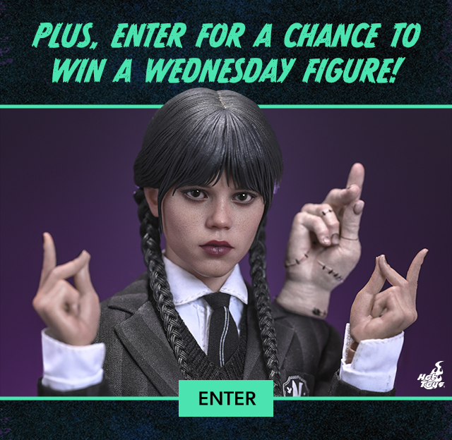 Plus, enter for a chance to win a Wednesday Figure!