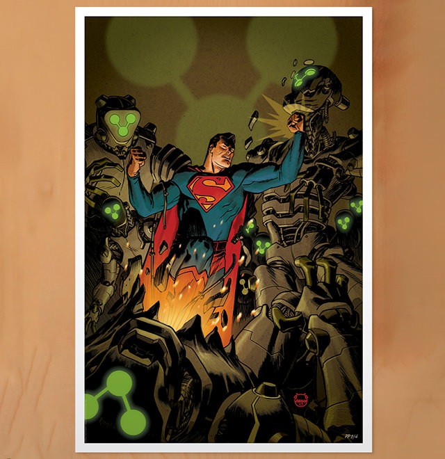 Superman™: Space Age Art Print by Dave Johnson