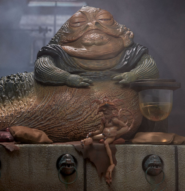 Jabba the Hutt and Throne Deluxe Sixth Scale Figure Set