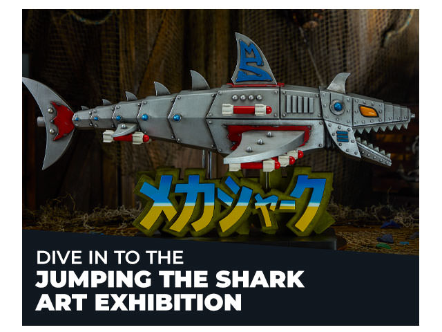 Dive in to the Jumping the Shark Art Exhibition