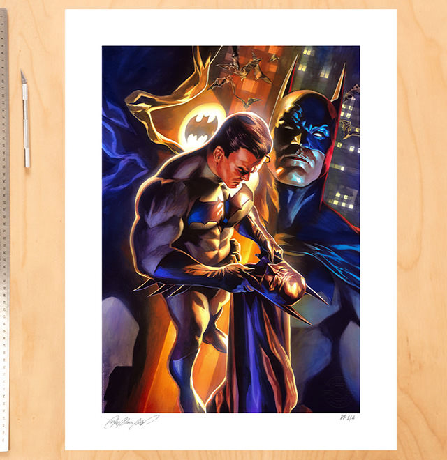 The Batman Fine Art Print by artist Felipe Massafera