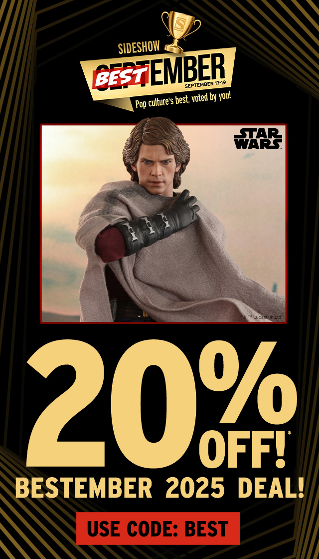 Sideshow Bestember 20% off with code: BEST
