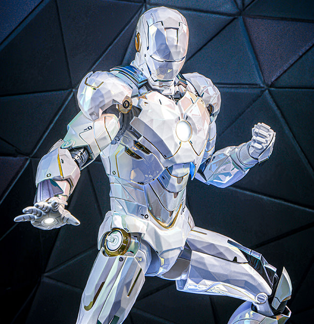 Iron Man (Sub-Zero Fractal Armor) Sixth Scale Figure