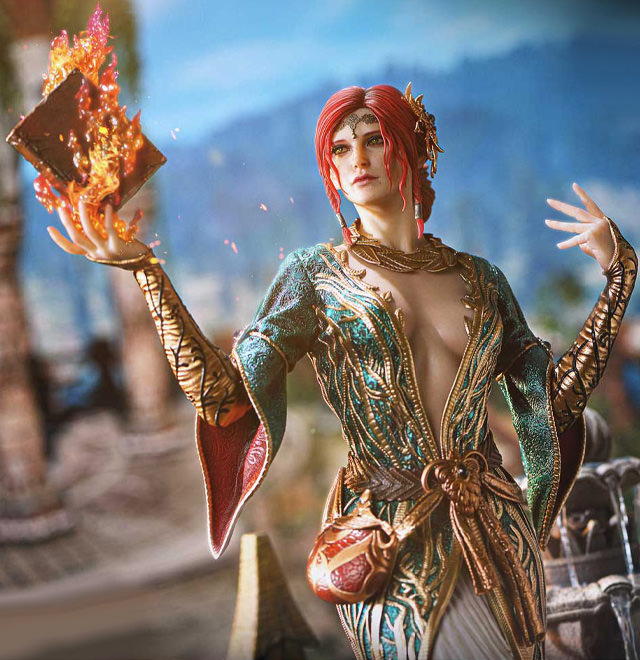 Triss Merigold (Alternate Outfit) 1:4 Scale Statue (Prime 1 Studio)