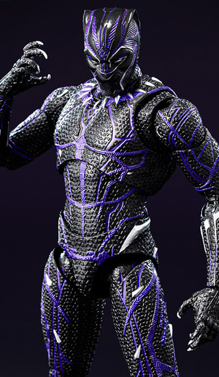  DLX Black Panther (Kinetic Energy Charged) Action Figure (Threezero)