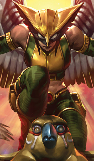 Hawkgirl Fine Art Print