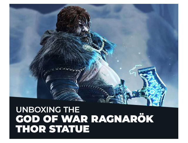 Unboxing the God of War Ragnarök Thor Statue