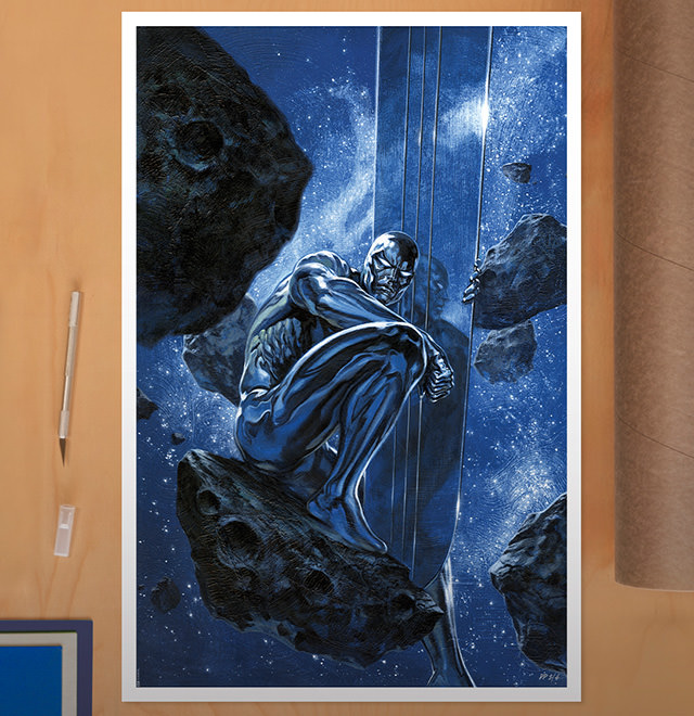 Silver Surfer: Ghost Light Fine Art Print