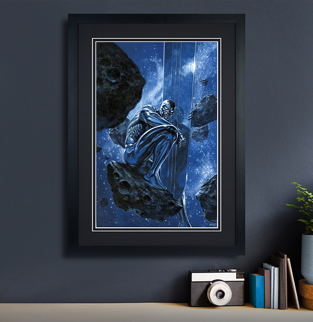 Silver Surfer: Ghost Light Art Print by Gabriele Dell'Otto