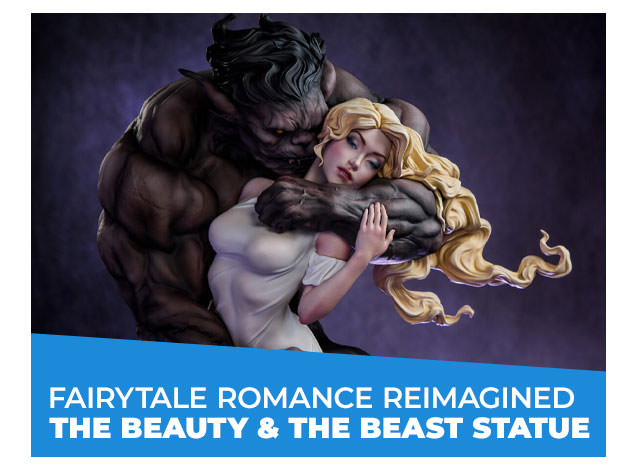 Fairytale Romance Reimagined: The Beauty and the Beast Statue