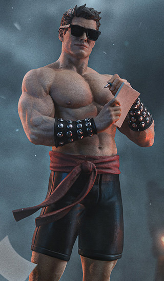 Johnny Cage (Mortal Kombat) 1:10 Scale Statue by Iron Studios