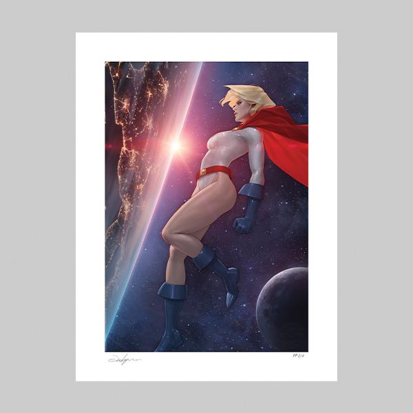 Power Girl™ Art Print by Jeehyung Lee