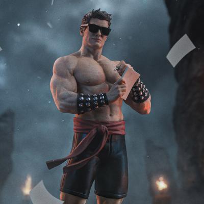 Johnny Cage 1:10 Scale Statue
