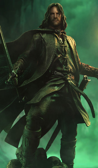 Aragorn Unleashed 1:10 Scale Statue