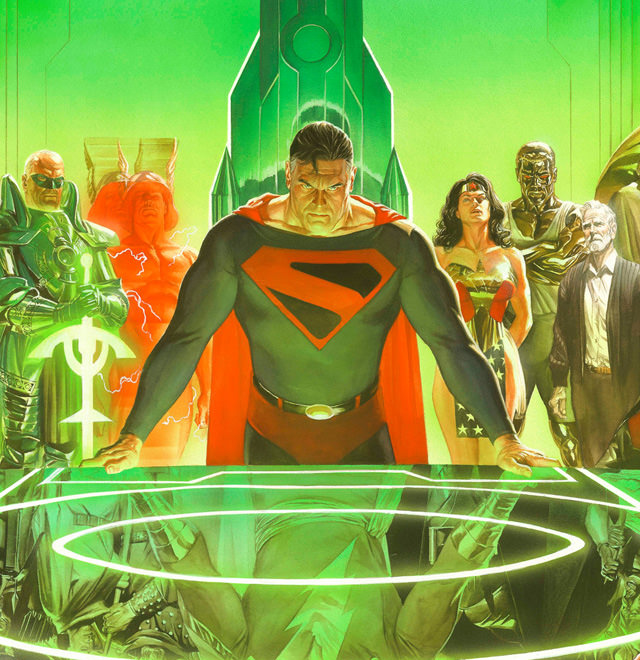 Kingdom Come: War Room (DC Comics) Art Print by Alex Ross Art