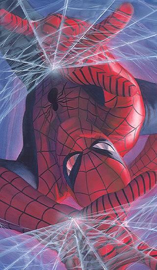 Marvelocity: Spider-Man (Marvel) Art Print by Alex Ross Art 