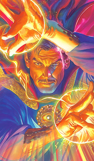 Marvelocity: Doctor Strange (Marvel) Art Print by Alex Ross Art