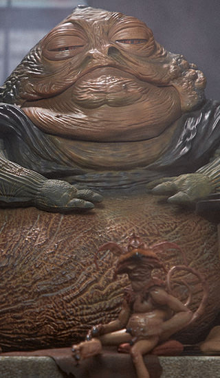 Jabba the Hutt and Throne Deluxe Sixth Scale Figure