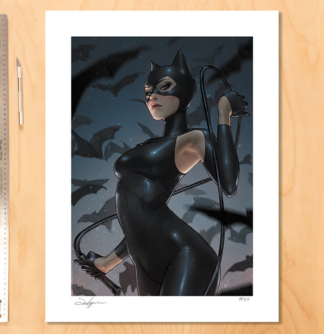 Catwoman™ Art Print by Jeehyung Lee
