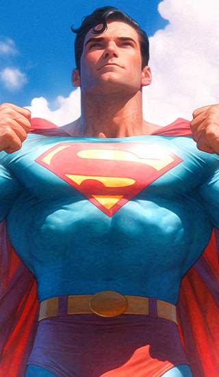 Justice League Trinity: Superman Fine Art Print
