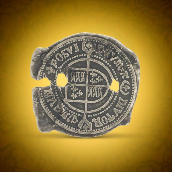 Spanish Doubloon Silver Collectible by Agoro