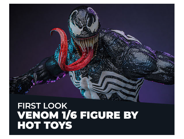 First Look: Venom 1/6 Figure by Hot Toys