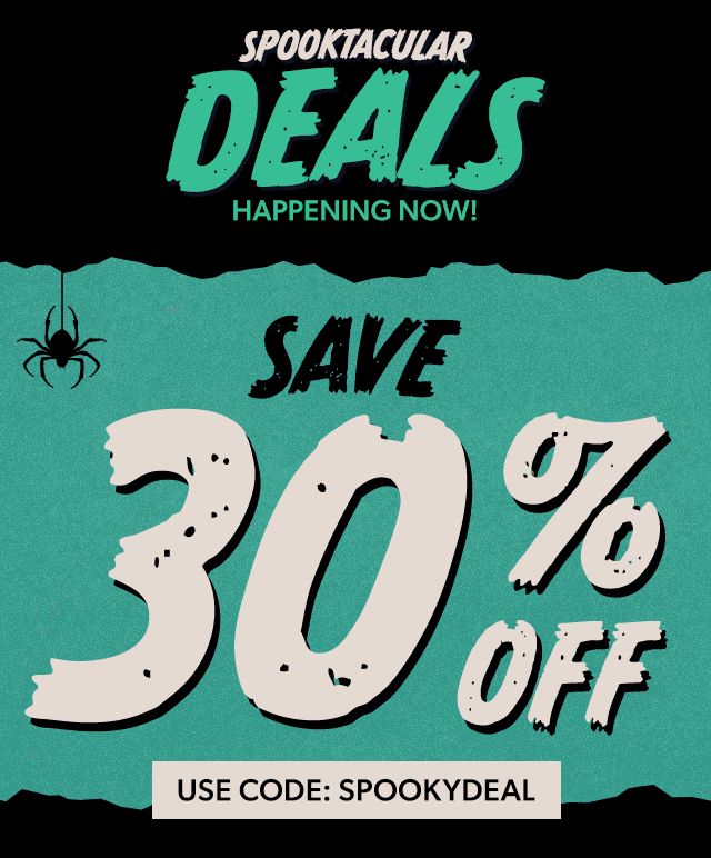 Use code: SPOOKYDEAL