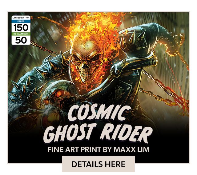 Cosmic Ghost Rider Fine Art Print By Maxx Lim