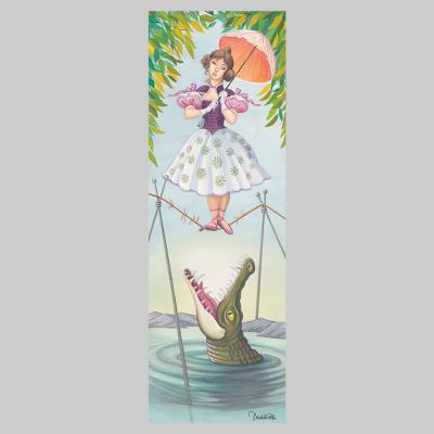 Stretching Portrait: The Tightrope Walker Art Print