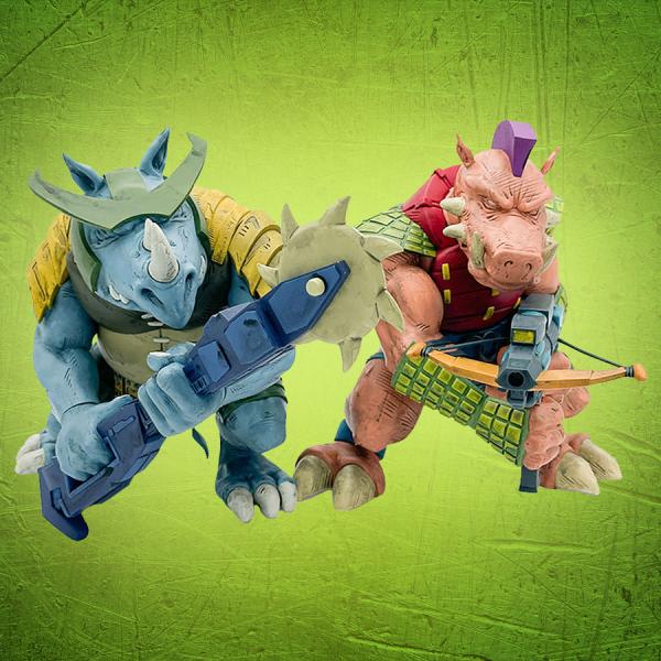 Bebop & Rocksteady (Color Edition) Collectible Set by Bottleneck Gallery
