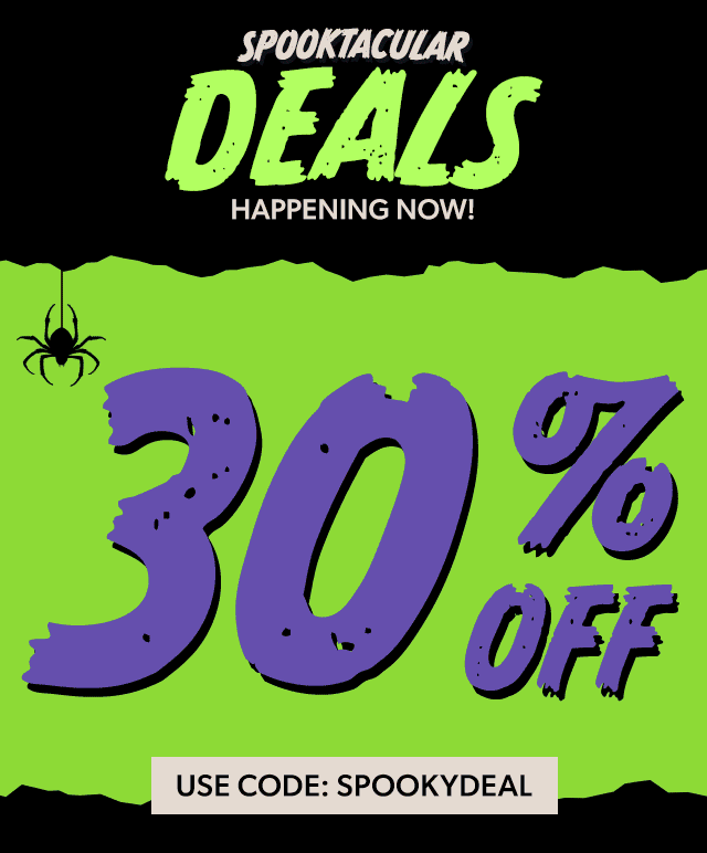 Use code: SPOOKYDEAL