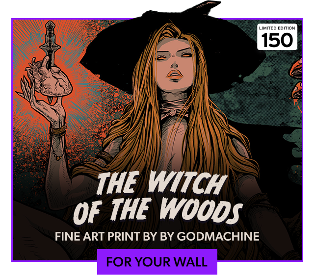 The Witch of the Woods Fine Art Print