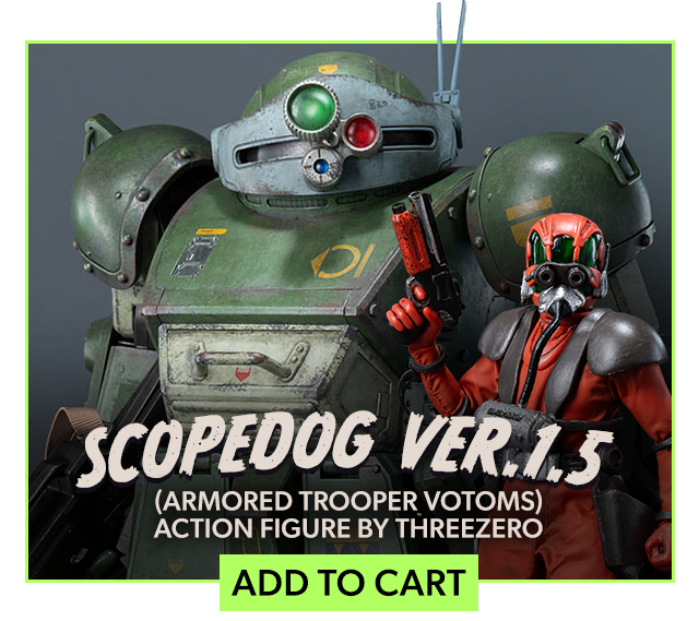 Scopedog Ver.1.5 (Armored Trooper VOTOMS) Action Figure by Threezero